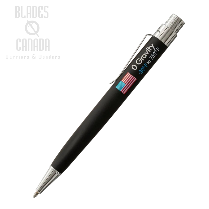 Fisher Space Pen Zero Gravity Pen, Black Rubber Finish, FPZG
